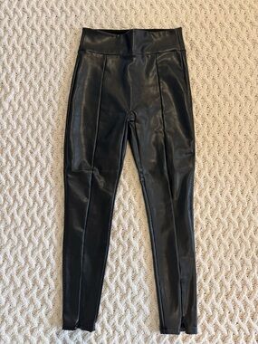 Abercrombie & Fitch Black Faux Leather Leggings